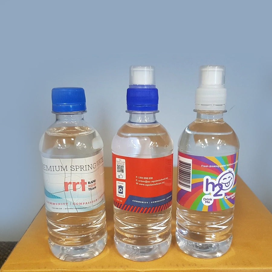 Branded Spring Water Bottles 350Ml BSPWB-350ML | Clear